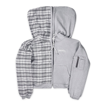 GREY TRUAMA UNIT ZIP-UP