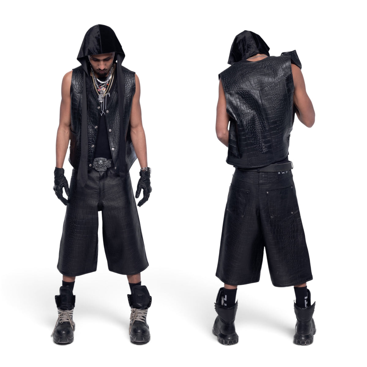 CTL LEATHER JORTS