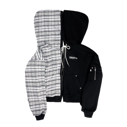 BLACK TRAUMA UNIT ZIP-UP