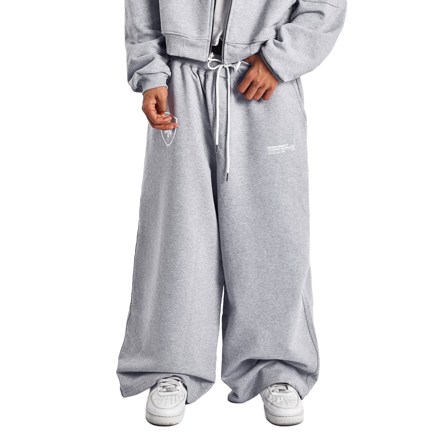 GREY TRAUMA UNIT SWEATS