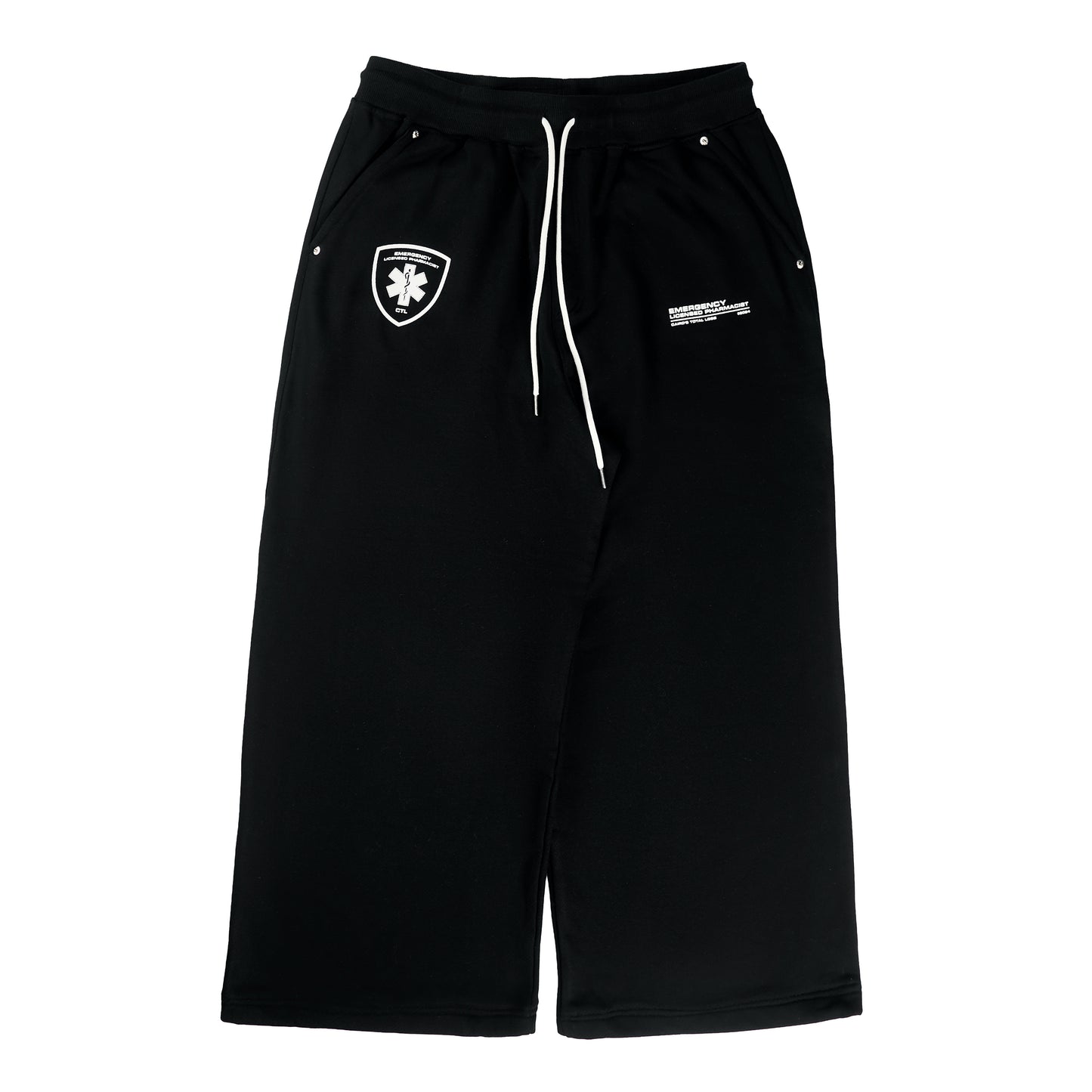 BLACK TRAUMA UNIT SWEATS