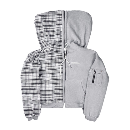 GREY TRUAMA UNIT ZIP-UP