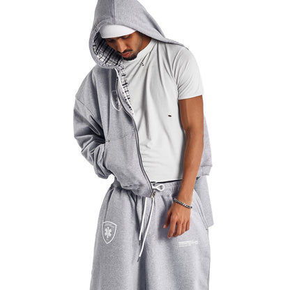 GREY TRUAMA UNIT ZIP-UP